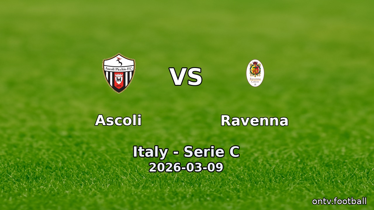 Ascoli vs Ravenna