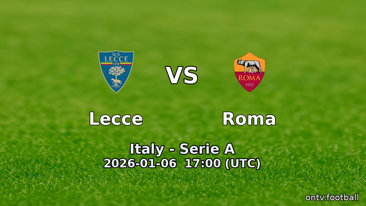 Lecce vs Roma