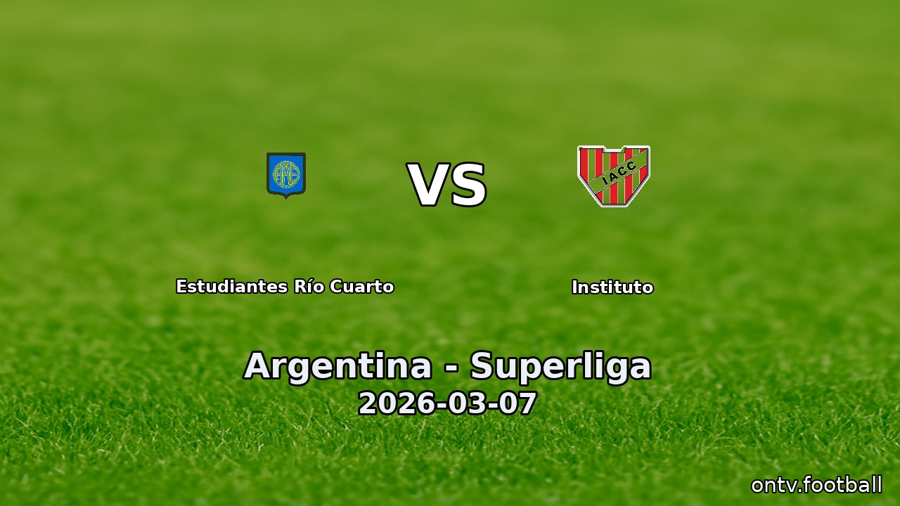 Estudiantes Río Cuarto vs Instituto