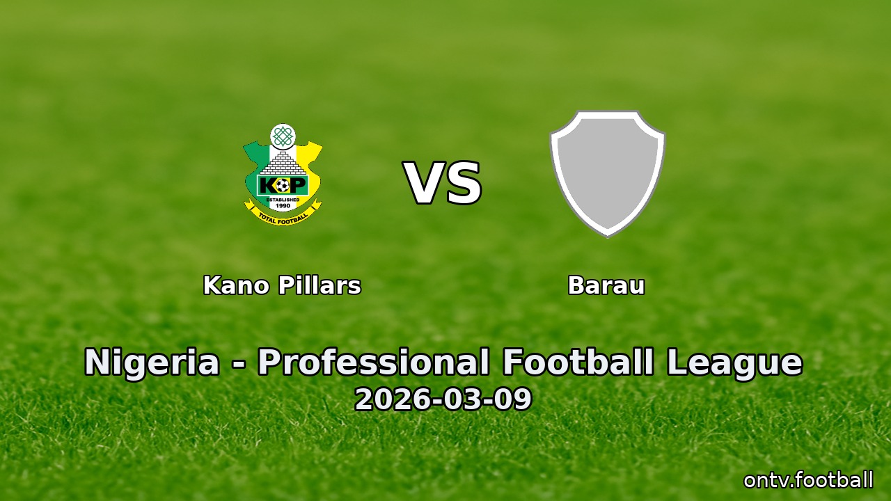Kano Pillars vs Barau