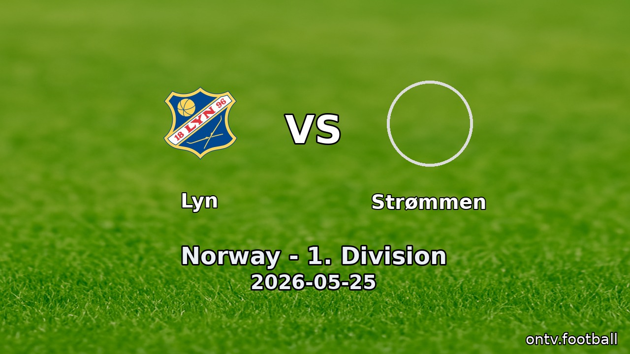 Lyn vs Strømmen