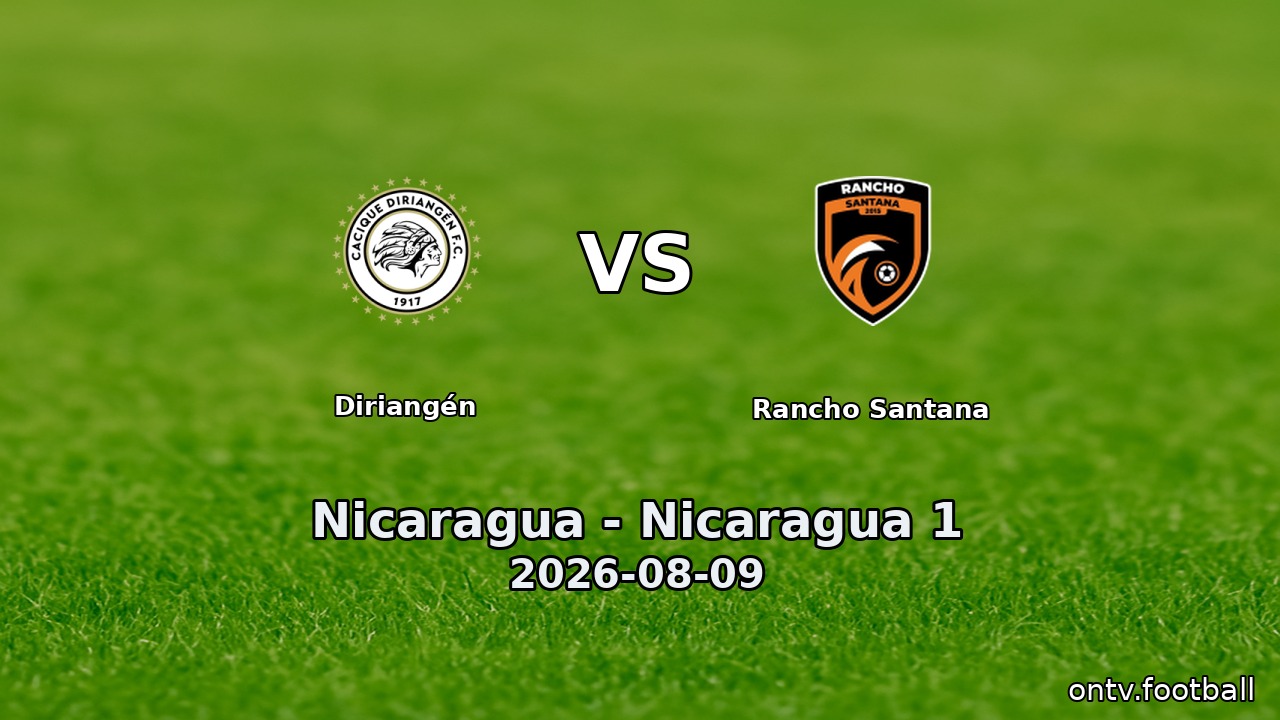 Diriangén vs Rancho Santana