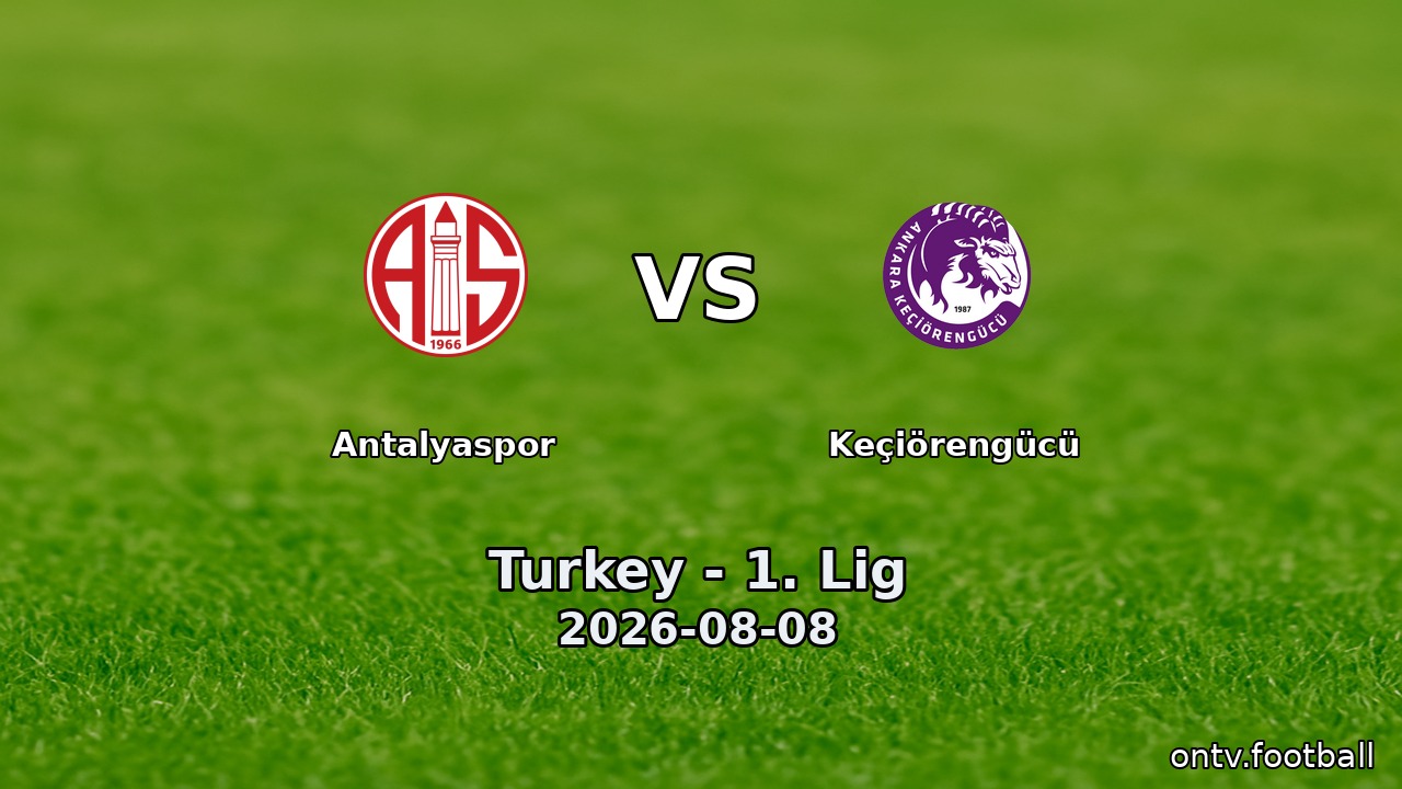 Antalyaspor vs Keçiörengücü