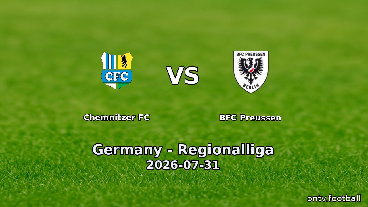 Chemnitzer FC vs BFC Preussen