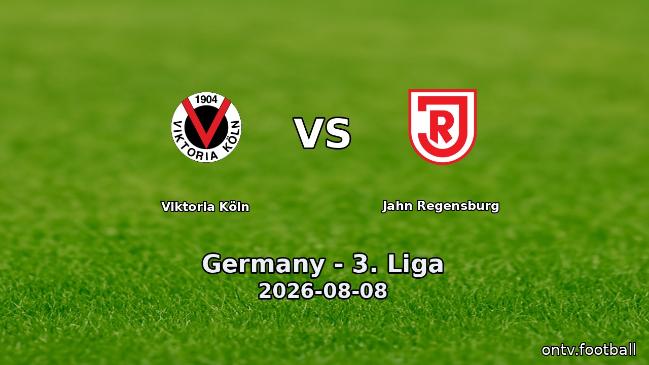 Viktoria Köln vs Jahn Regensburg
