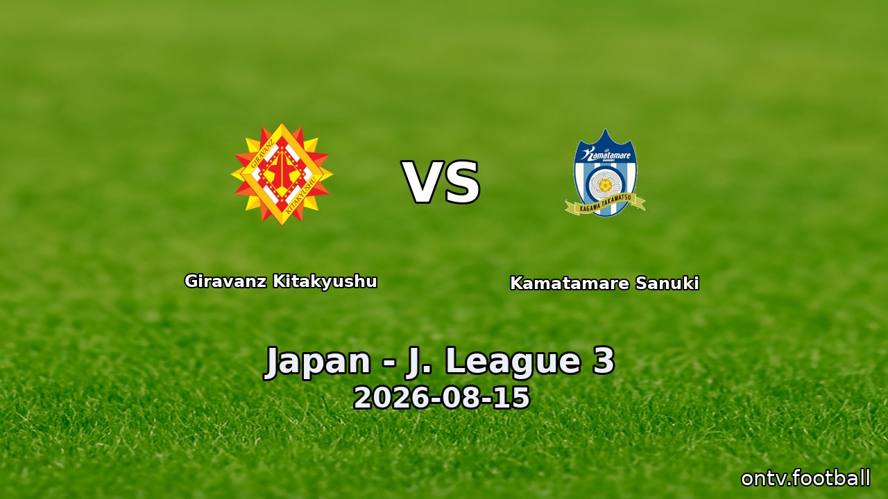 Giravanz Kitakyushu vs Kamatamare Sanuki