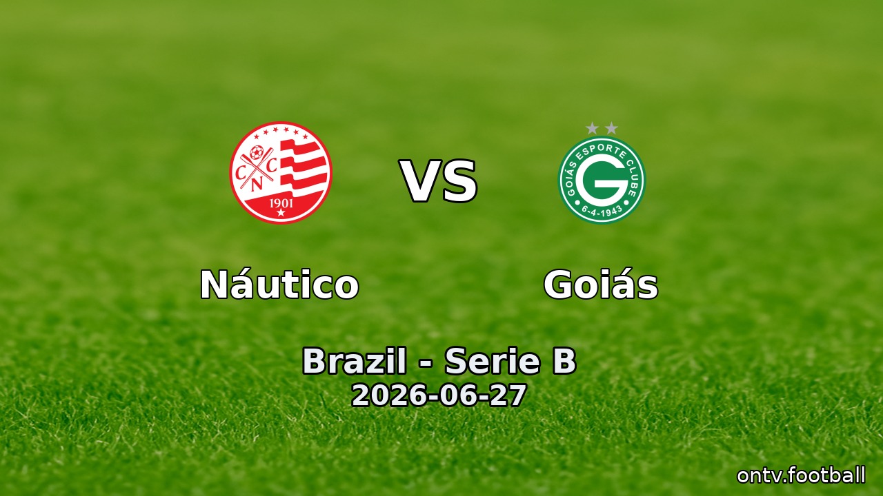 Náutico vs Goiás