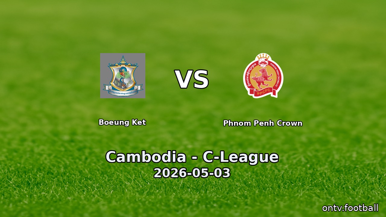 Boeung Ket vs Phnom Penh Crown