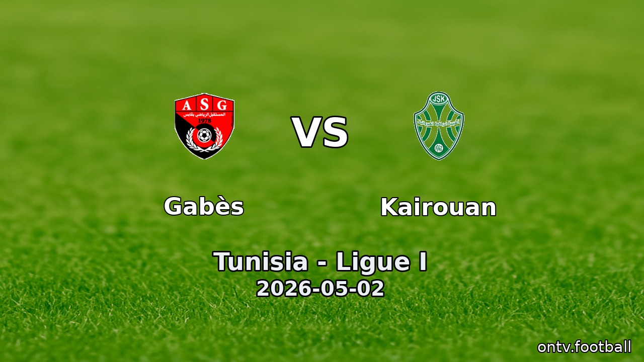 Gabès vs Kairouan