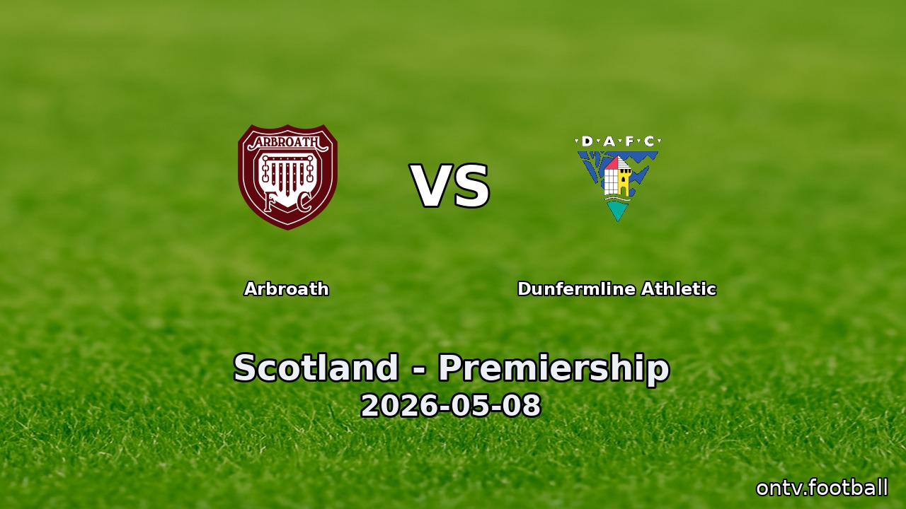 Arbroath vs Dunfermline Athletic