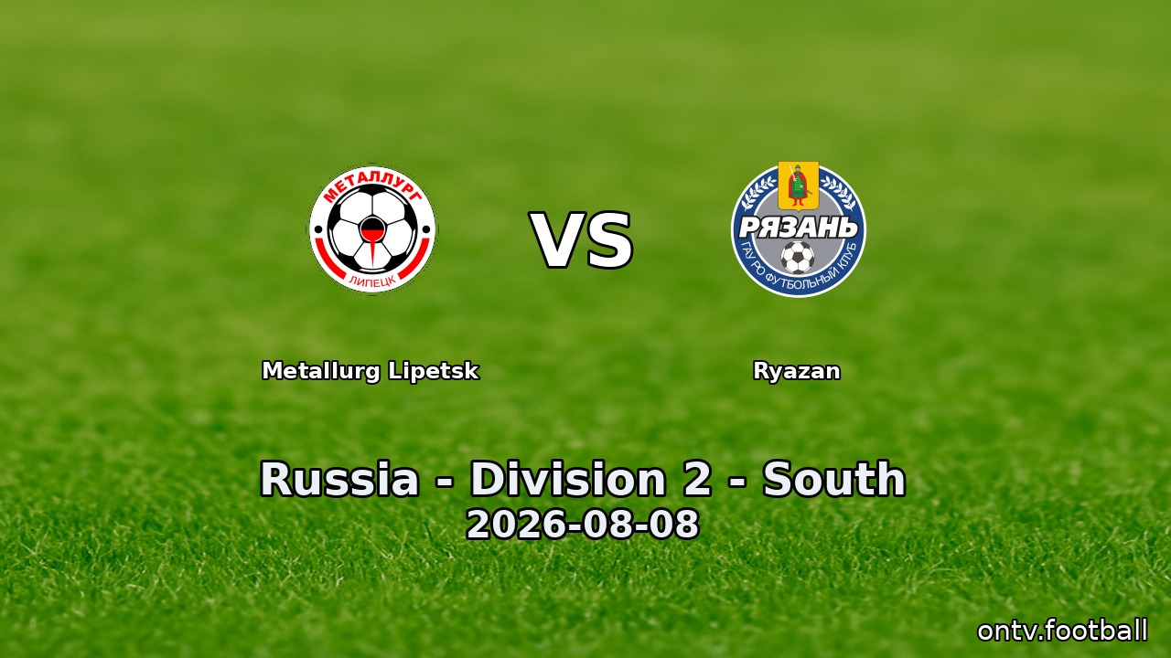 Metallurg Lipetsk vs Ryazan