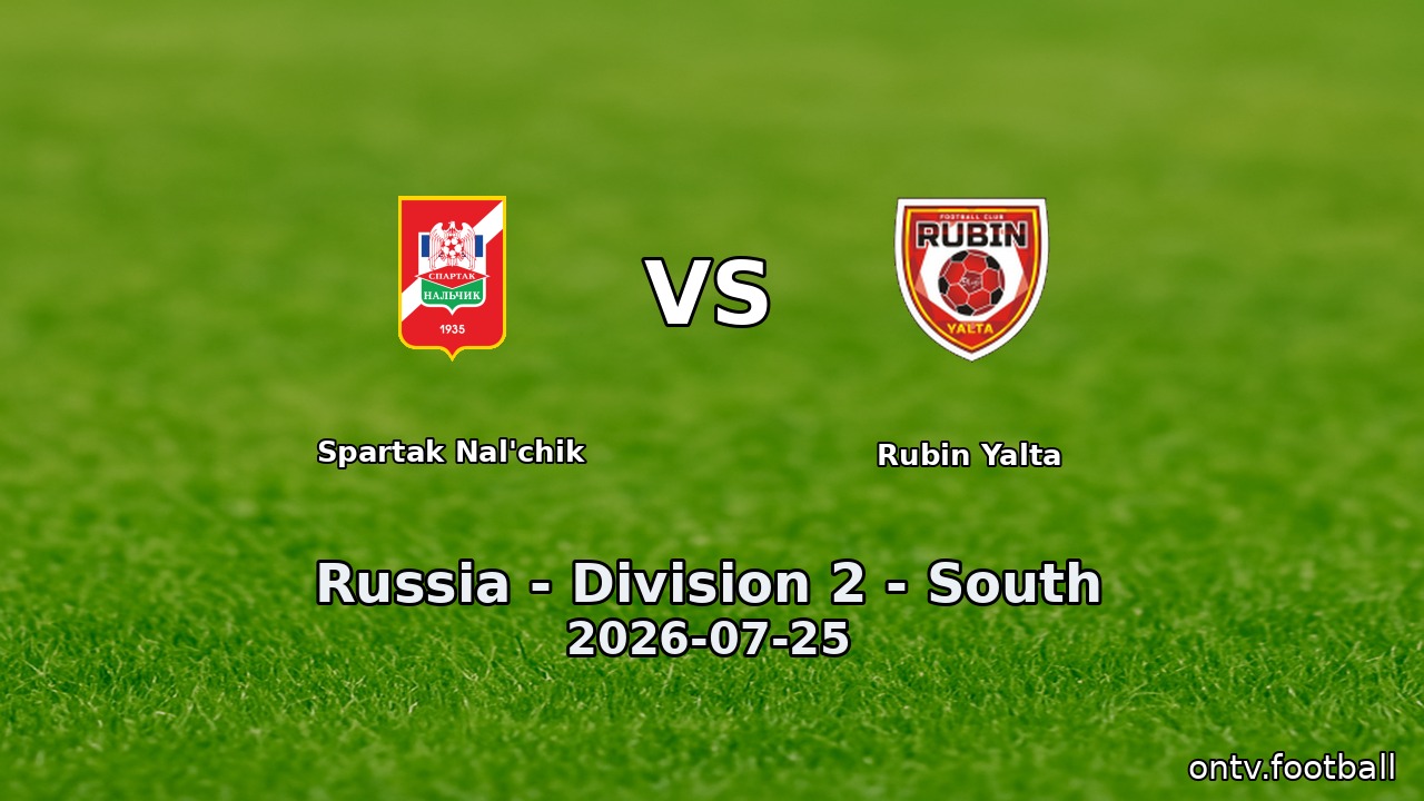 Spartak Nal'chik vs Rubin Yalta
