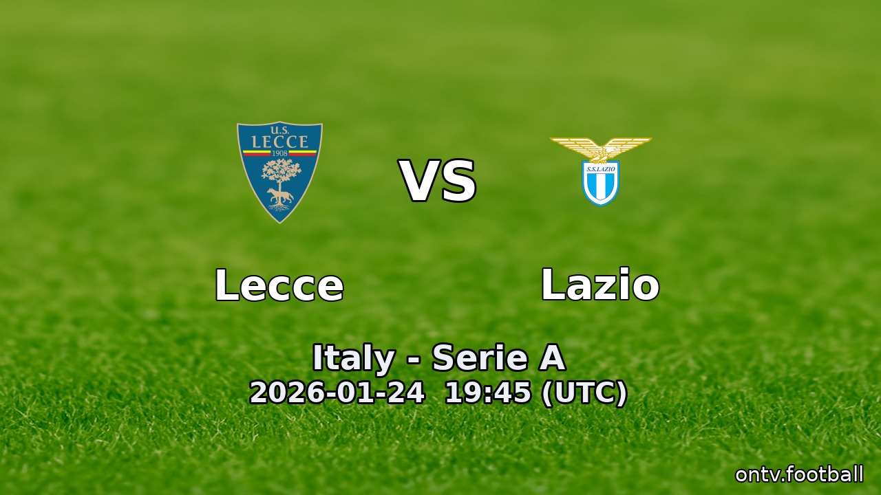 Lecce vs Lazio