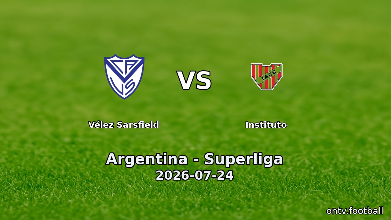 Vélez Sarsfield vs Instituto