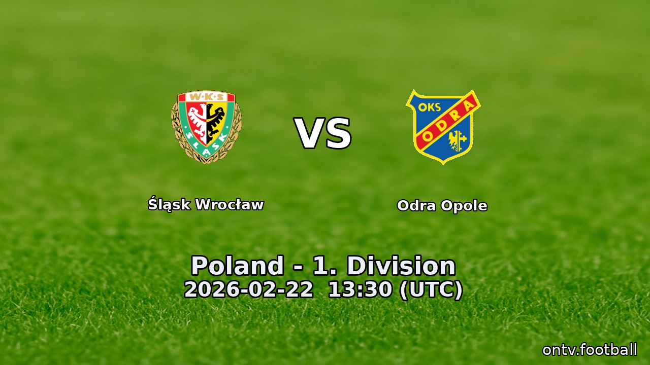 Śląsk Wrocław vs Odra Opole