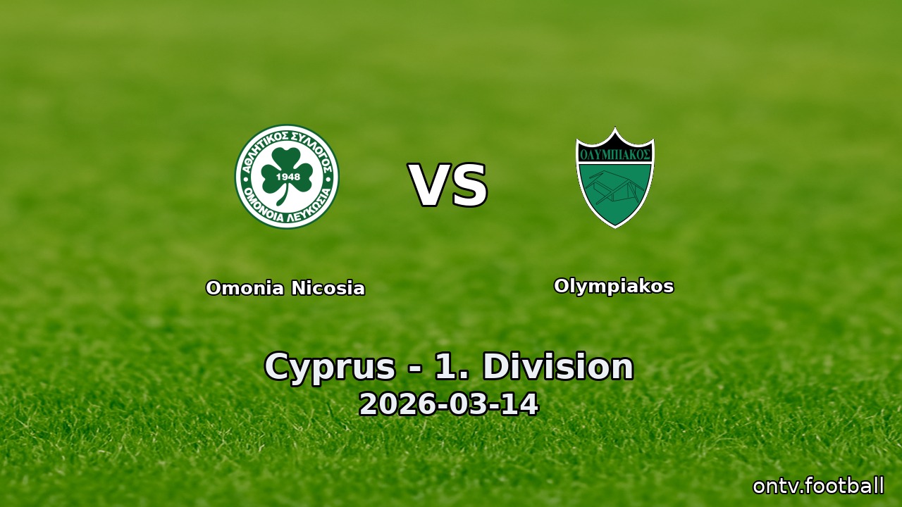 Omonia Nicosia vs Olympiakos