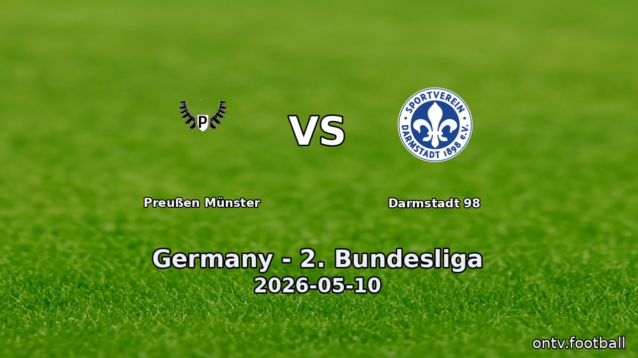 Preußen Münster vs Darmstadt 98