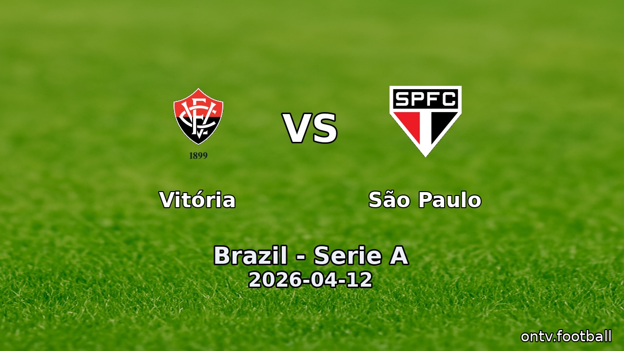 Vitória vs São Paulo