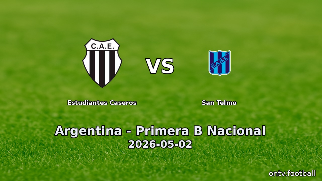 Estudiantes Caseros vs San Telmo