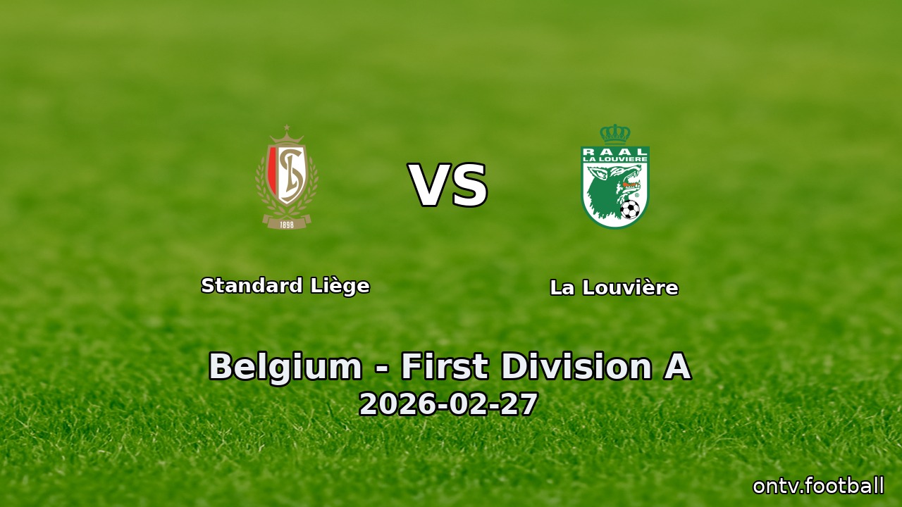 Standard Liège vs La Louvière