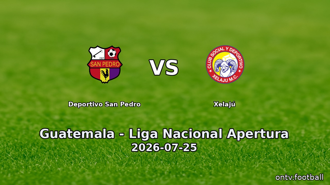 Deportivo San Pedro vs Xelajú