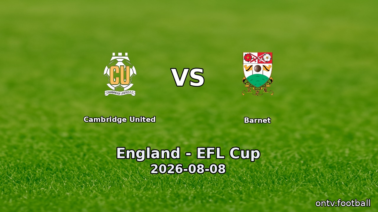 Cambridge United vs Barnet