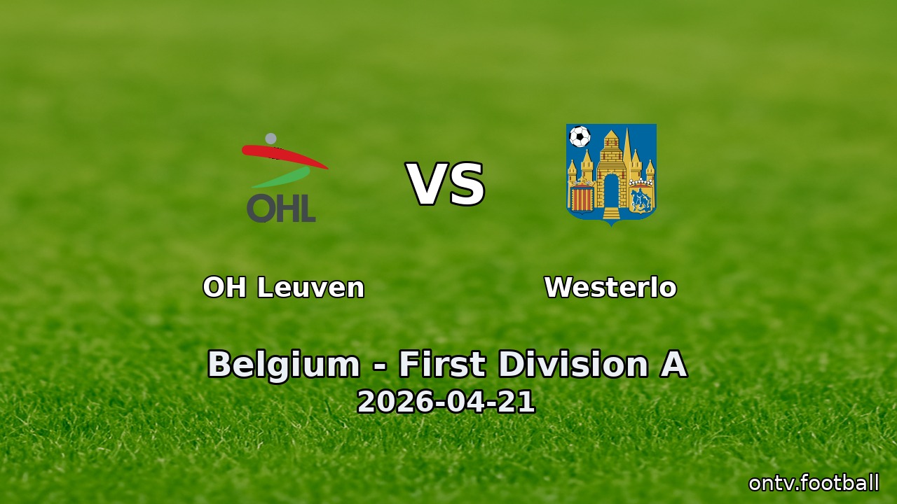 OH Leuven vs Westerlo