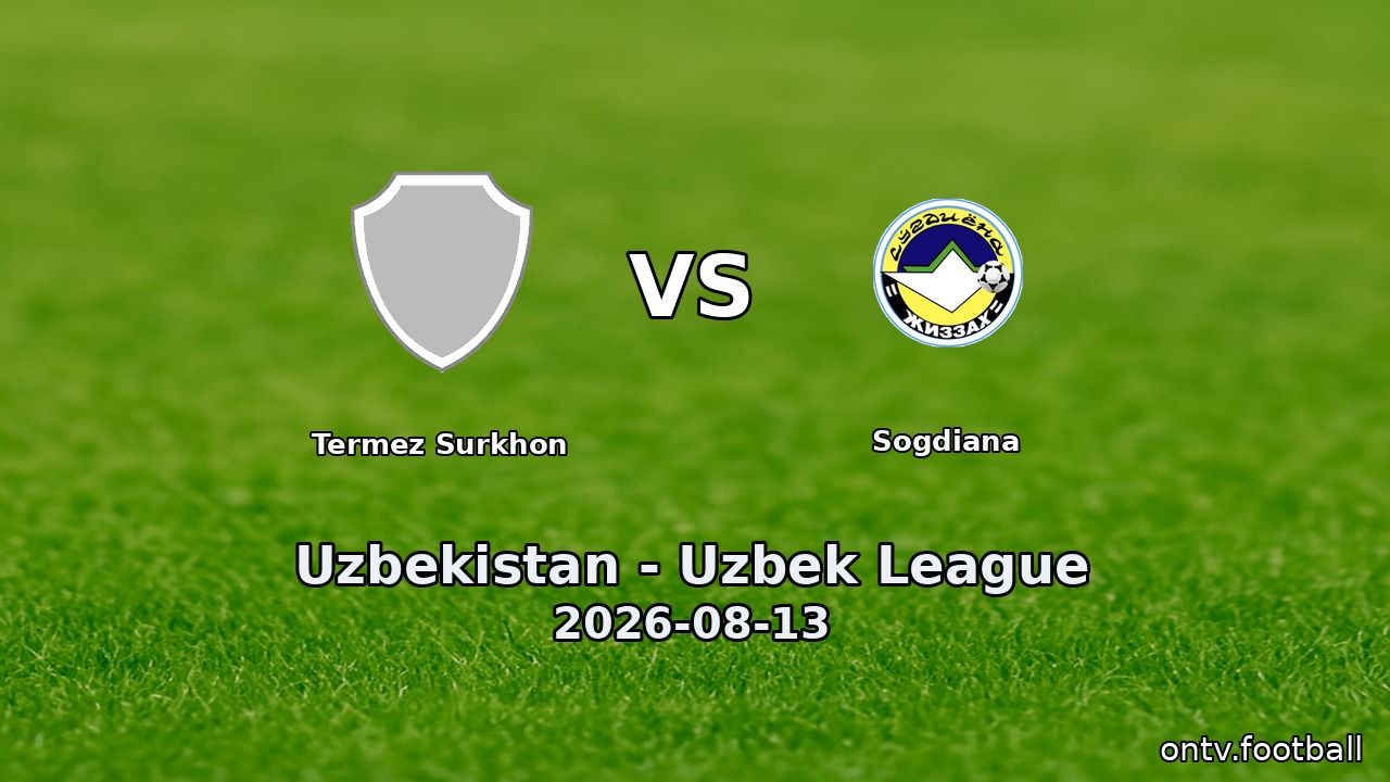 Termez Surkhon vs Sogdiana