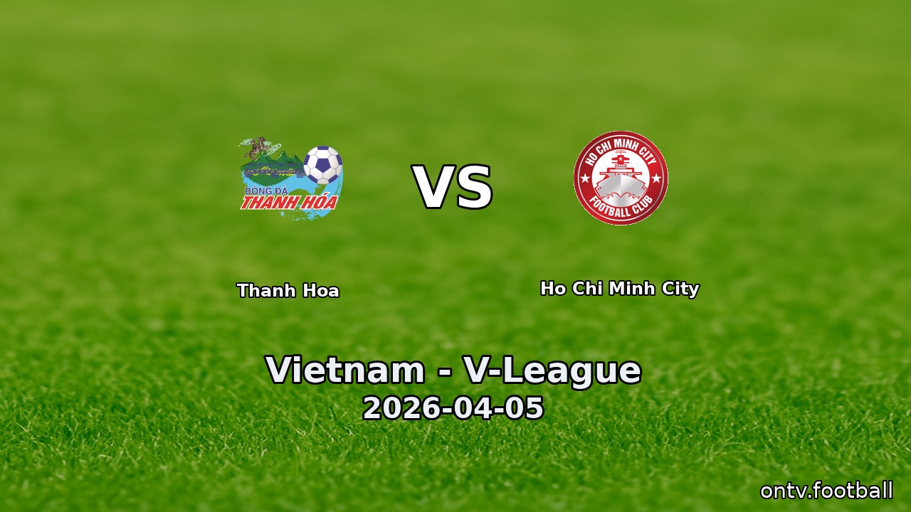 Thanh Hoa vs Ho Chi Minh City