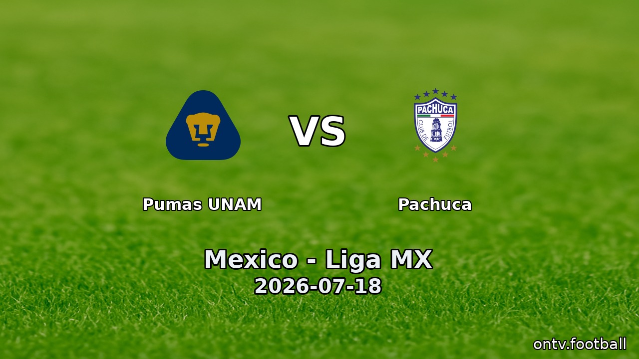 Pumas UNAM vs Pachuca
