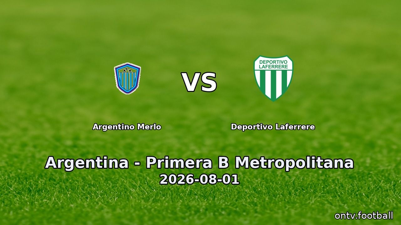 Argentino Merlo vs Deportivo Laferrere