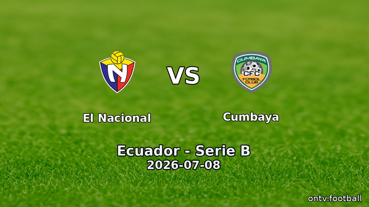 El Nacional vs Cumbaya