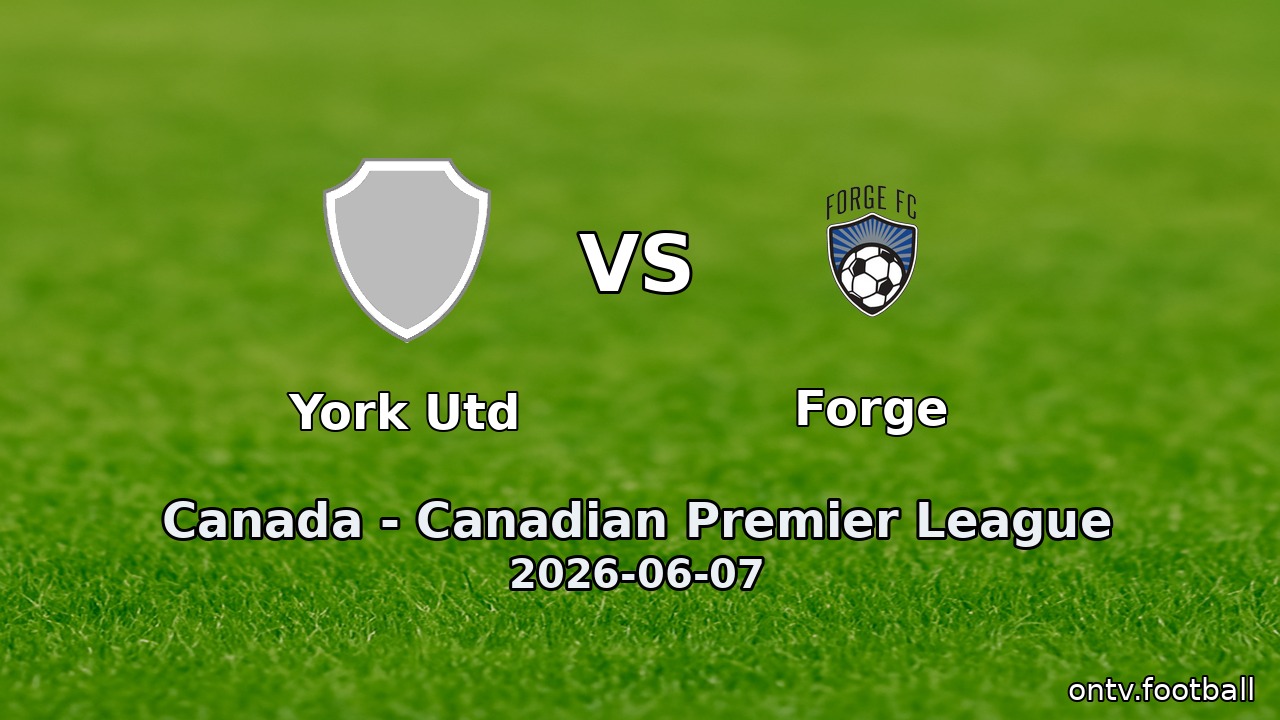 York Utd vs Forge