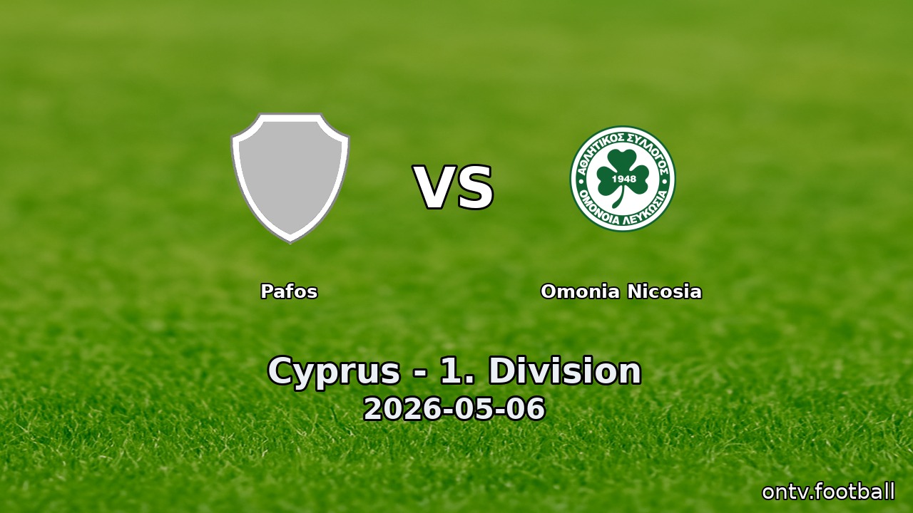 Pafos vs Omonia Nicosia