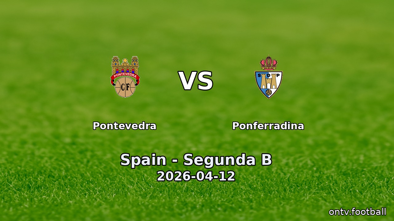 Pontevedra vs Ponferradina
