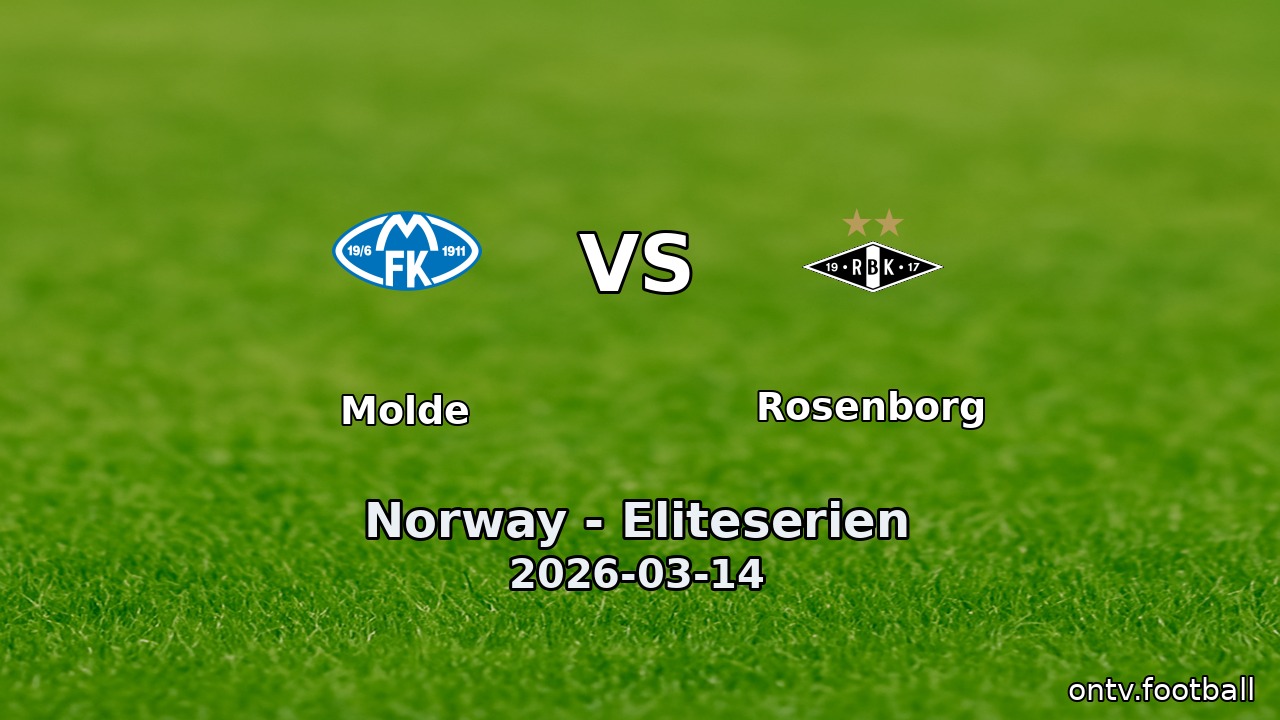 Molde vs Rosenborg
