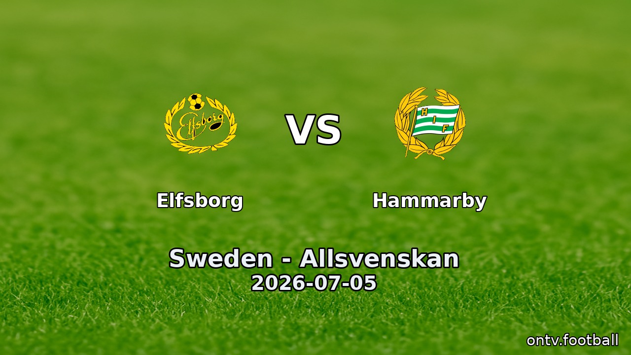 Elfsborg vs Hammarby