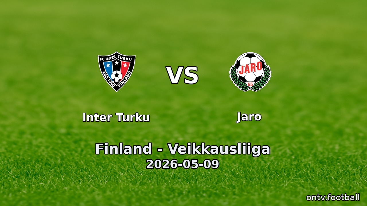 Inter Turku vs Jaro