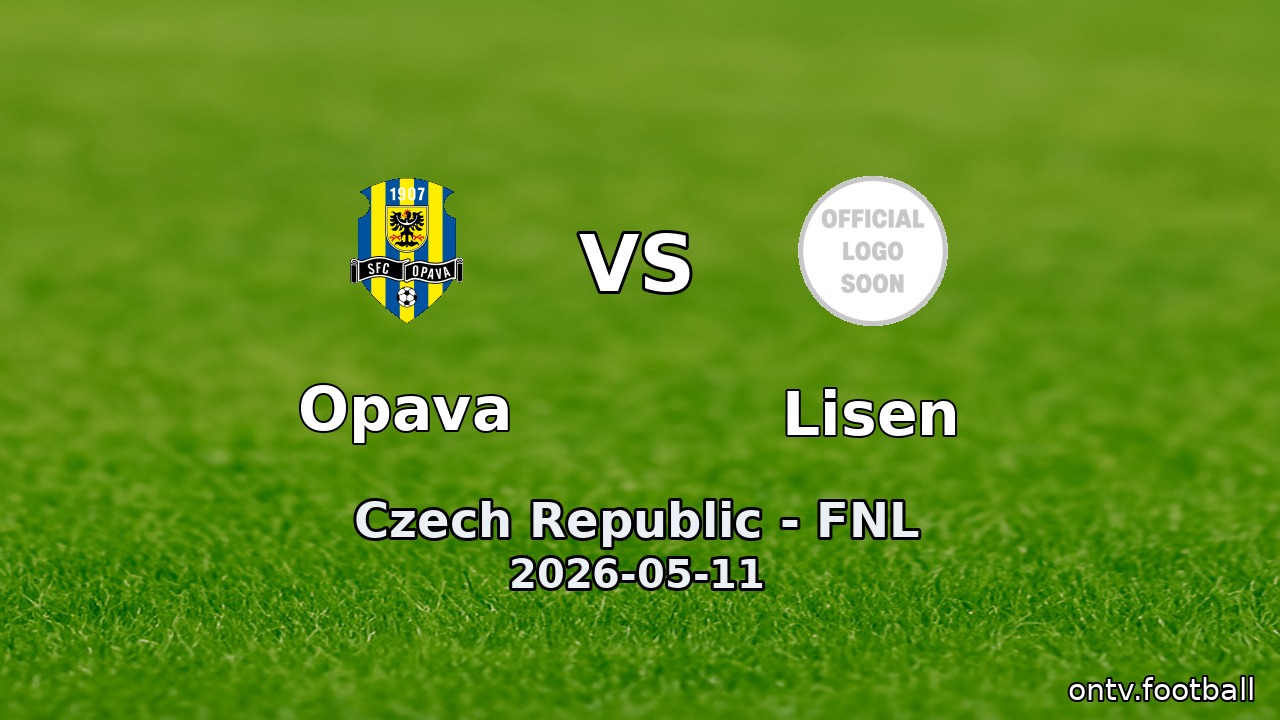Opava vs Lisen