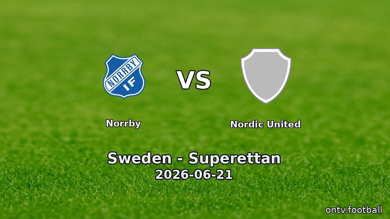 Norrby vs Nordic United
