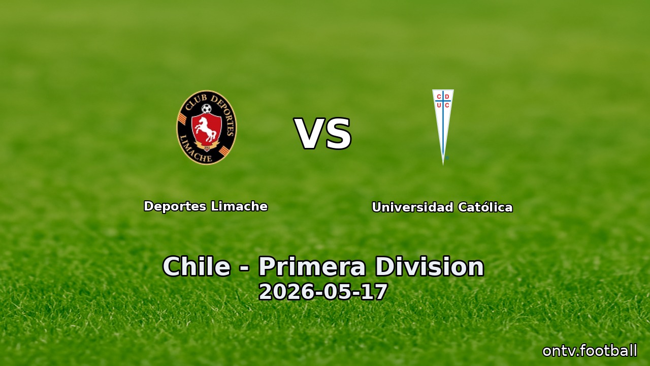 Deportes Limache vs Universidad Católica