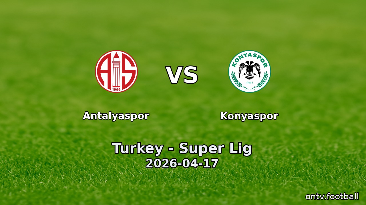 Antalyaspor vs Konyaspor