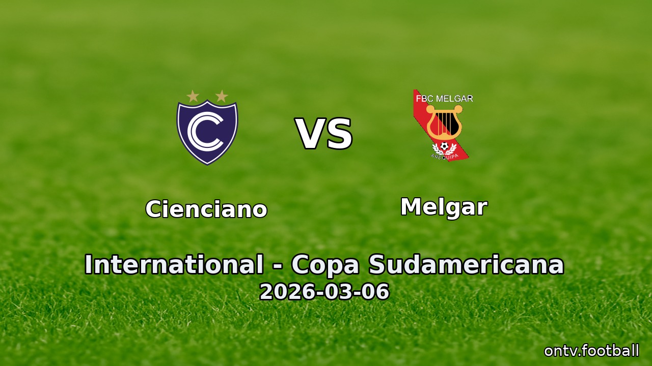Cienciano vs Melgar