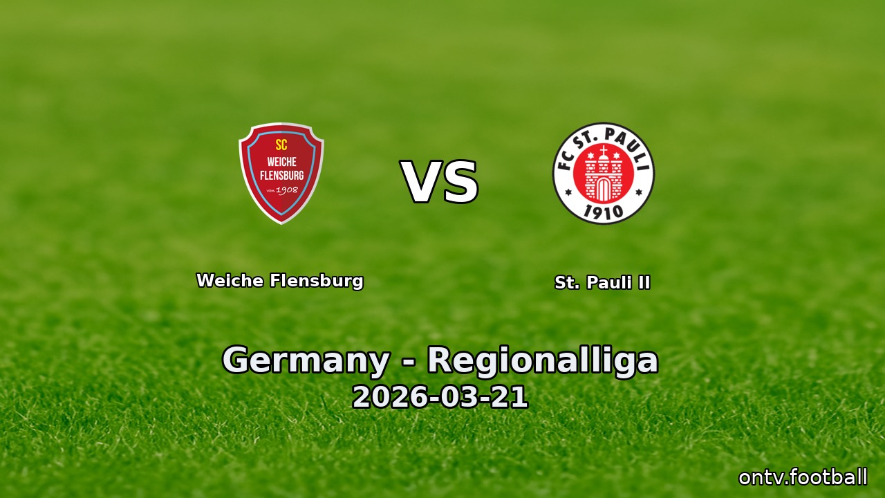 Weiche Flensburg vs St. Pauli II