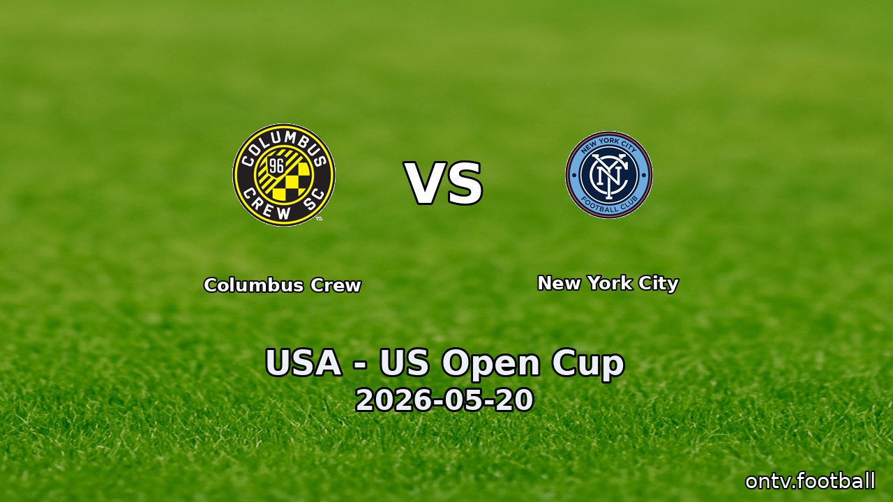 Columbus Crew vs New York City