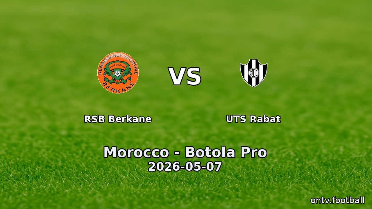 RSB Berkane vs UTS Rabat