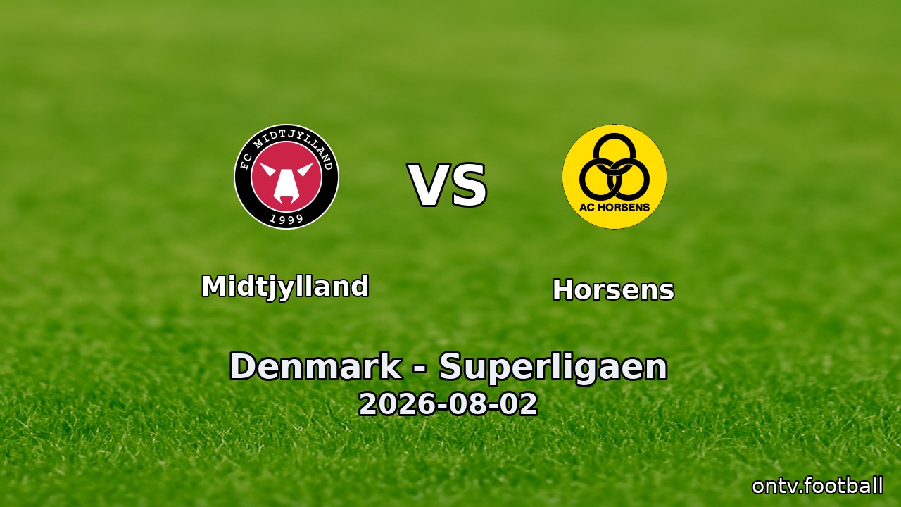 Midtjylland vs Horsens