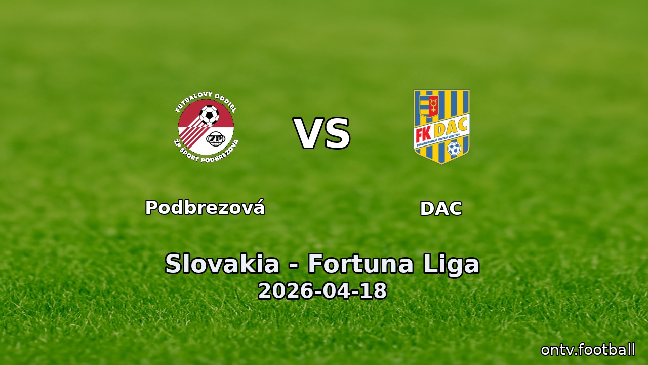 Podbrezová vs DAC