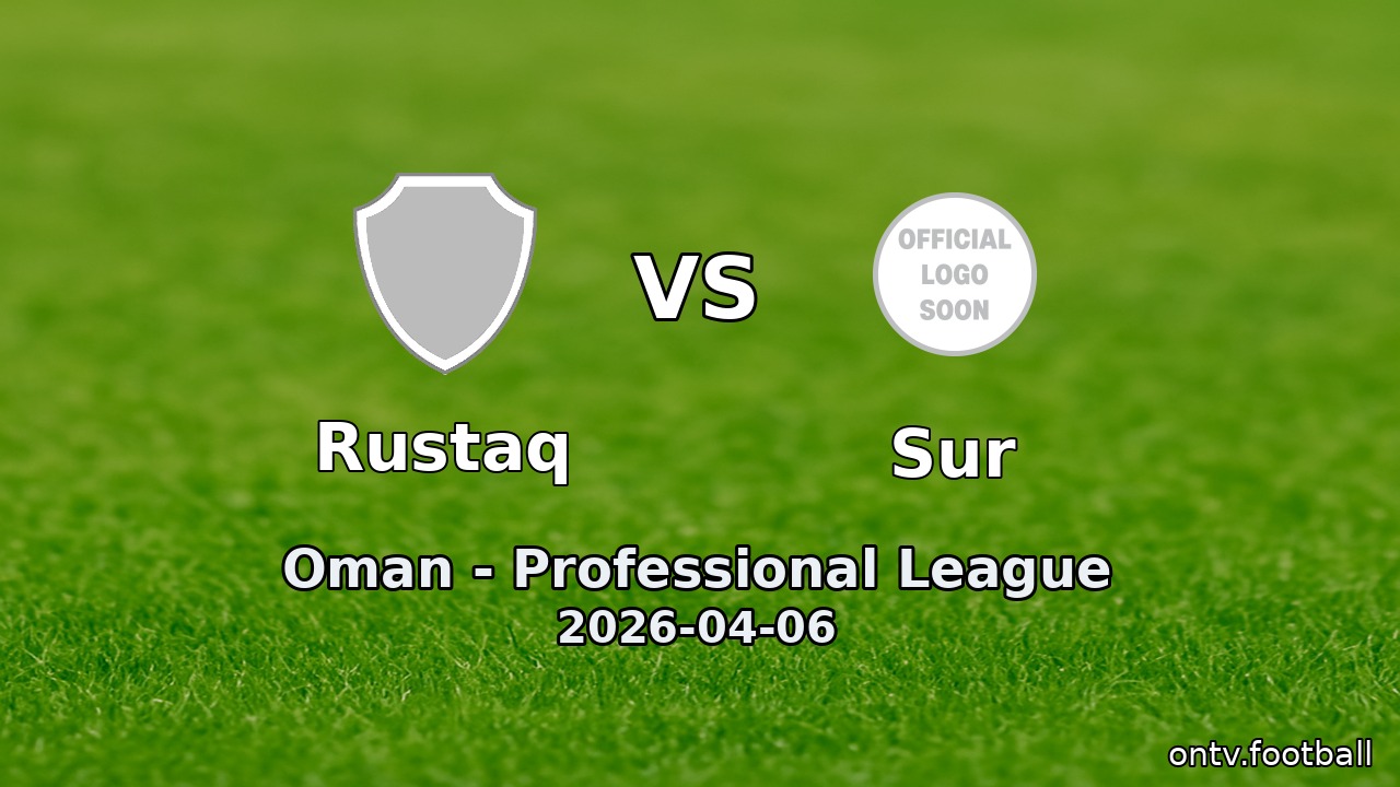 Rustaq vs Sur