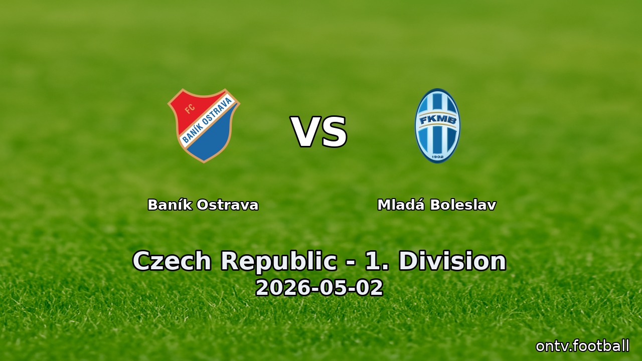 Baník Ostrava vs Mladá Boleslav